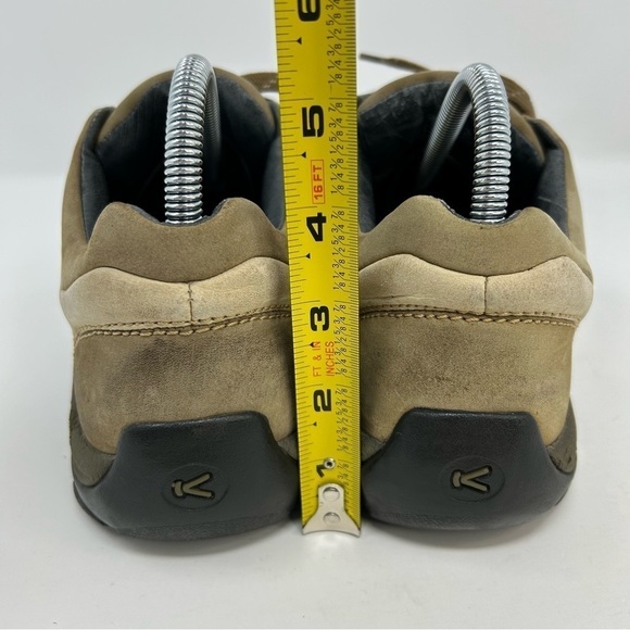 Keen Brown Leather Casual Lace Up Walking Hiking Sneakers Size 9.5 (EU Size 40) - Picture 8 of 16